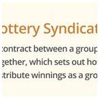 running a lottery syndicate